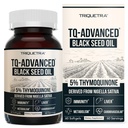 Black Seed Oil Softgels | 5% Thymoquinone - TQ-Advanced® | High Potency - 500 מ"ג לקפסולה - 15:1 ריכוז מפלט Nigella Sativa, Raw Form, Forbes טבעונית, בקבוק זכוכית (60 Softgels)