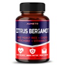 תוסף Citrus Bergamot עם Red Yeast Rice, CoQ10, Artichoke, ויטמין D3 - תמיכה בסך הכל Circulation Wellness ו- Immune System (150 Count (Pack of 1))