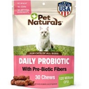 Pet Naturals Daily Probiotic for Cats, 30 צ'רדסים - תוספת תמיכה תזונתית ומזון לחתולים