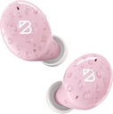 Back Bay Audio Tempo 30 Wireless Earbuds עבור אוזניים קטנות - פרס הזוכה סאונד, זיעה חסימת Bluetooth אוזניות, אוזניים נוח  Buds עבור נשים, אוזניות ורודות קטנות תעלות אוזניים, לונג Battery Headphones