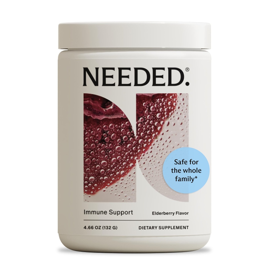 צריך. Immune Support Immunity אבקה - עבור המשפחה כולה - הריון בטוח תוספת - Zinc with Elderberry - Easy-to-Take-