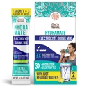 GuruNandahydration Support drink Mix - אלקטרוליט אבקת Packets עבור Dehydration, פעילות גופנית ואנרגיה - לא תוספת Sweeteners, non-GMO, לימון טבעי Lime Flavor - 2 Count (0.56 oz כל אחד)