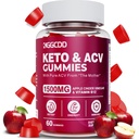 Keto ACV Gummies Advanced Weight Loss, Keto Gummy תוספת לנשים וגברים, עם 1500MG Apple Cider Vinegar & ויטמין B12, טבעוני ו- non-GMO, Detox & ניקויse, Low-Carb, 60 הרוזן אפל Cider Vinegar & ויטמין B12, טבעוני ו- non-GMO, Detox & ניקוי, Low-Carb, 60 Count Count