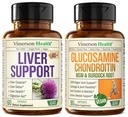 Liverנקה Detox & תיקון חלב תוספת & טבעוני Glucosamine Chondroitin MSM תמיכה משותפת תוספת