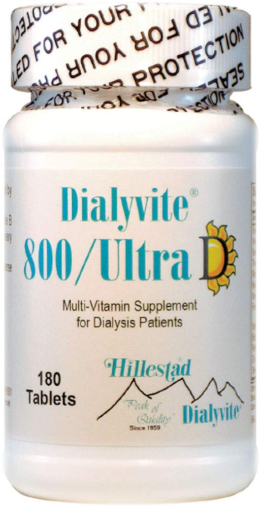 Dialyvite 800 Ultra D Multi-Vitamin Value Bottle - 180 טבליות