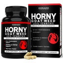Hory Goat Weed for Men and Women - 20% Icariins Max Power - Stamina, Endurance, Circulation, Joint & Back Support - Maca Root, גינזנג, Yohimbine, Tribulus, L-Arginine - USA Made - 60 Count