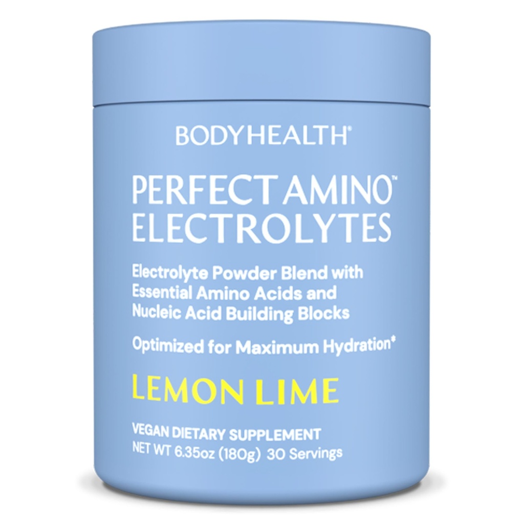 BodyHealth PerfectAmino Electrolyte אבקת No Sugar, hydrotion Fasting Keto Zero Sugar Electrolytes לשתות Mix with Trace מינרלים