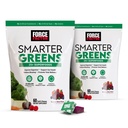 עבור FACTOR Smarter Greens Superfood Chews, 2-Pack, גריןs ו Superfoods עם Probiotics, Antioxidants, ו- סיבים, גריןs תוסף לתמיכה, Nitric Oxide ואנרגיה, 120 צ'אדים רכים