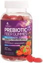 חניכיים סיבים למבוגרים, Daily 4g Gummy סיבים תוסף, Prebiotic Gummy Digestive Health Support - Plant Based Soluble סיבים צ'ws, Prebiotics תומכים סדירות & Digest non-GMO - 120 מיומנים