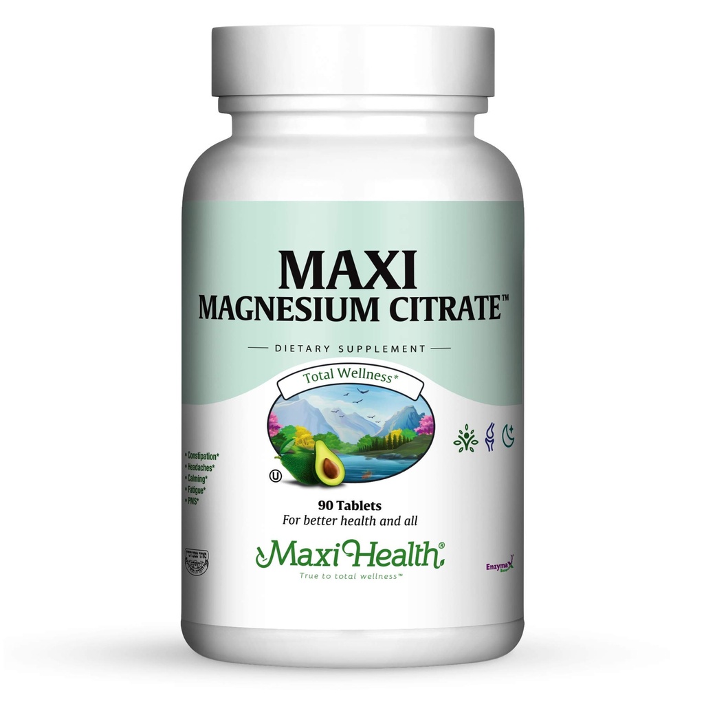 Maxi Health Maxi Magnesium Citrate, 90 Count (MCT)