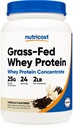 חומרים מזינים Grass-Fed Whey חלבון ריכוז (Vanilla) 2LBS - Undenatured, non-GMO, Gluten Freeten