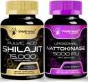Actokinase תוספי קפסולות - 5000 FU - Enzymes from Pure Japanese Natto Extract