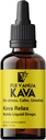 Fiji Vanua Kava להירגעTM, Pure Kava Kava תוסף עם Soothing Properties, מבולבל עם קליפורניה פופפי, Hops, Skullcap & Passionflower, טיפות נוזליות ל Calm ו Unwind Properties.