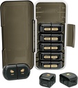 מארגנת גלולות שבועיות 2 פעמים ביום, Moisture-Proof, Detachable השוואתיות, AM PM Pill Box 2X 7 יום, Travel Pill מארגנת עבור גלולות / שמן שמן / תקשורת / Vitamin / Supplements (שחור)