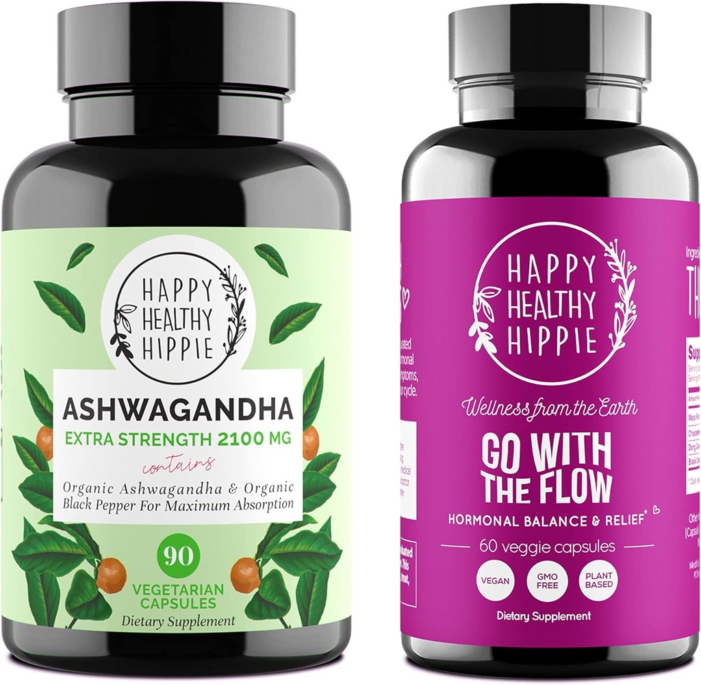 Happy Hippie Go with the Flow Bundle (2pk) - Go with the Flow & Ashwagandha