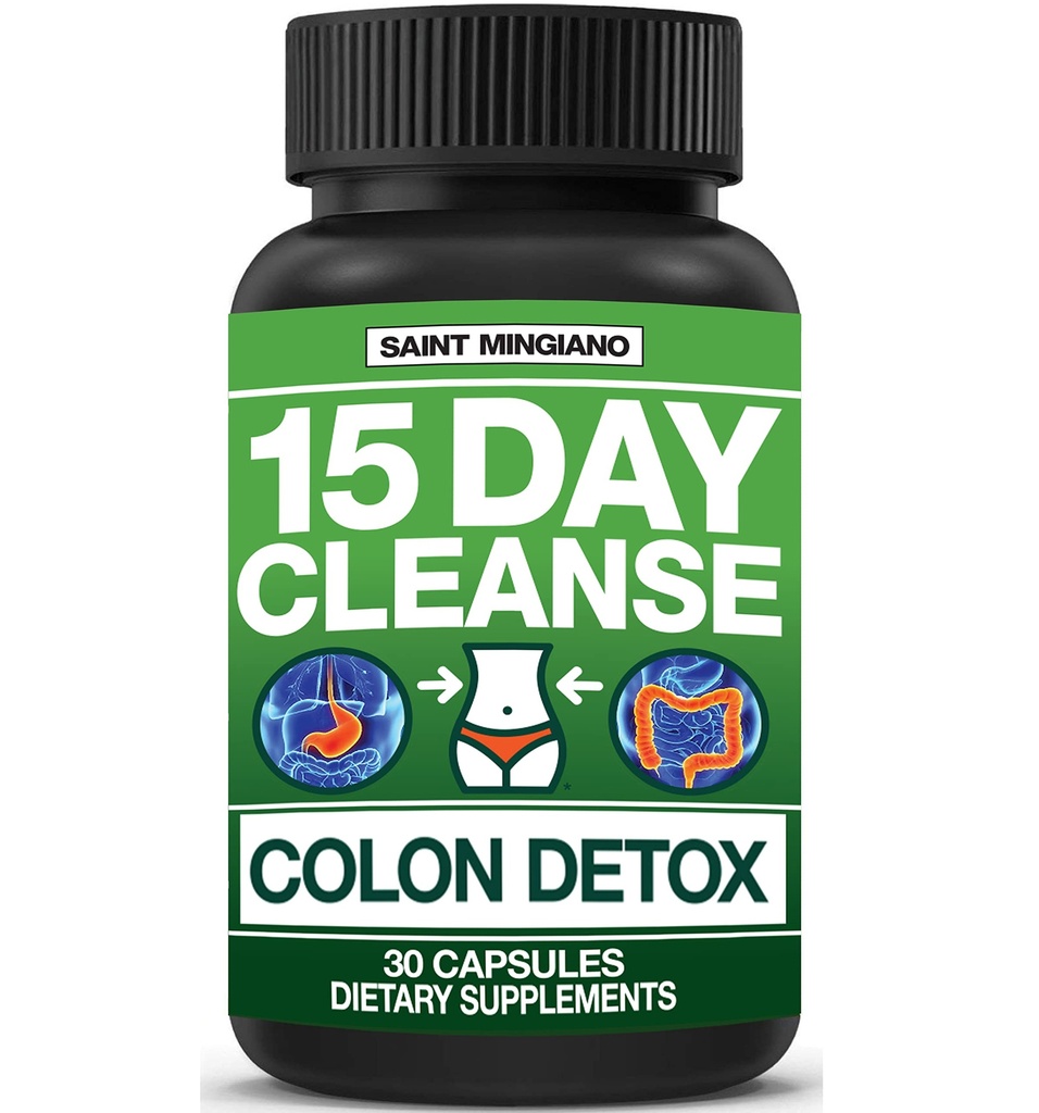 15 יום ניקוי / קול Detox עם Laxative טבעי עבור Constipation & Bloating. 30 גלולות כדי Detoxify & Boost אנרגיה | תוספת-Strength Senna Leafs | חזק עבור אנשים מסוימים.