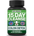 15 יום ניקוי / קול Detox עם Laxative טבעי עבור Constipation & Bloating. 30 גלולות כדי Detoxify & Boost אנרגיה | תוספת-Strength Senna Leafs | חזק עבור אנשים מסוימים.