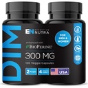 FFECTIVE NUTRA Dim תוספת 300 מ"ג עם BioPerine - תוספת כוח Estrogen בלוקer עבור גברים ונשים - הורמון & Metabolism תמיכה - 4 חודשים אספקת 4 חודשים