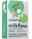 UpSpring Milkflow Lactation תוספת לאספקת החלב, הנקה תוספי מזון עם Fenugreek & mor Thistle, non-GMO, Lactation Support 60 קפסולות טבעוניות