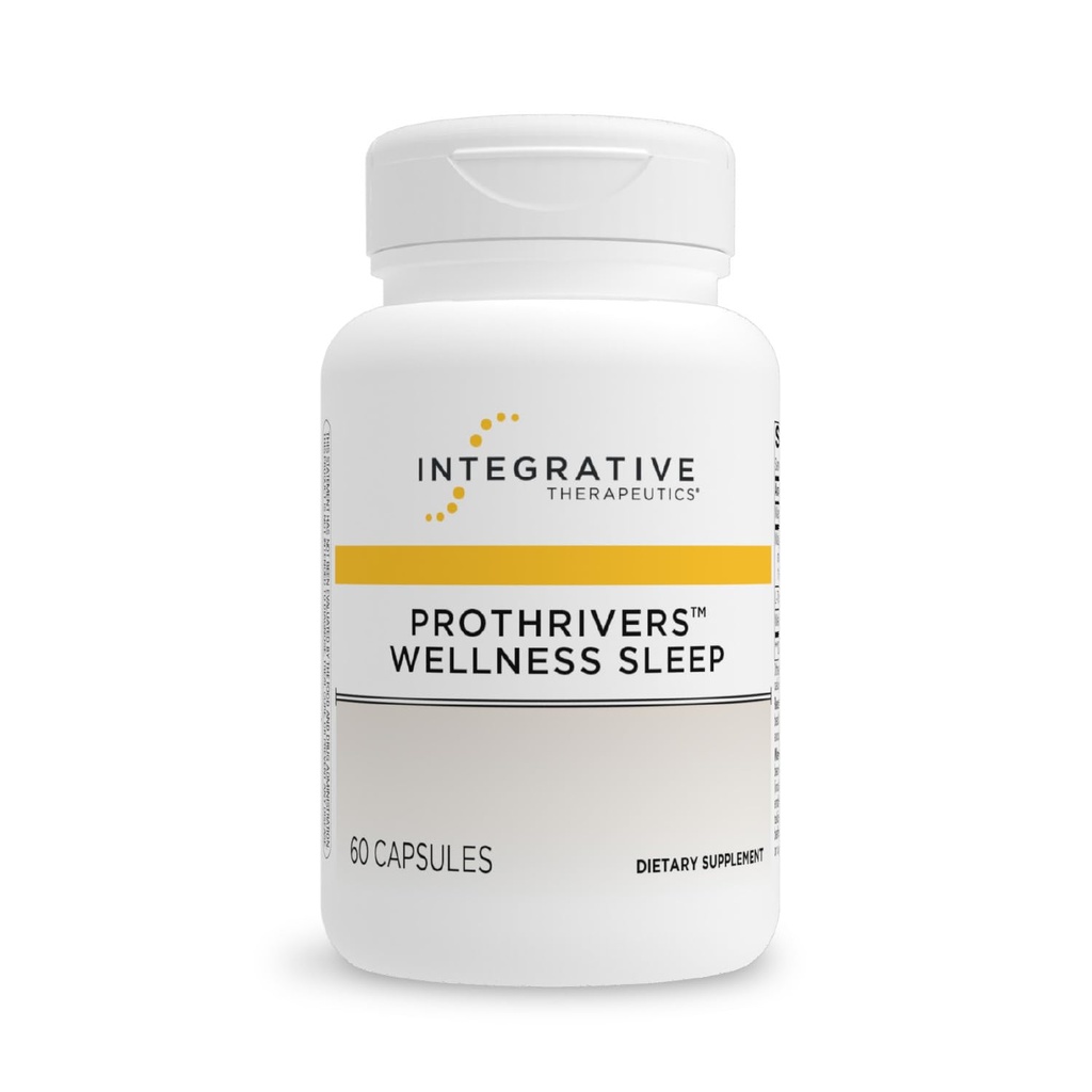 Integrative Therapeutics ProThrivers Wellness Sleep - Sleep Support for Adults - Support with Melatonin & Magnesium - טבעוני, Gluten-Free & Milk-Free - 60 קפסולות (60 משרתים)