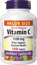 Webber Naturals ויטמין C Timed לשחרר 1000 מ"ג, 150 כרטיסיות