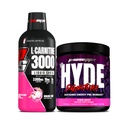 ProSUPPS L-Carnitine 3000 Stimulant Free Shots (31 משרתים, Dragon Fruit) ומר הייד חתימה סדרת Pre-Workout אנרגיה אבקת משקה (30 משרתים, Pixie Dust) Bundle