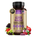 אורגני Super Maqui ברי קפסולות - אבקת Superfood - Elderberry Extract, Cranberry, Pomegranate, Acai - יבש עין ותהr תמיכה, Gut בריאות, עור - 60 קפסולות טבעוניות, non GMO, Gluten חינם תוספת תוספת תוסף