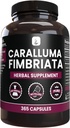 PURE ORIGINAL INGREDIENTS Caralluma Fimbriata (365 קפסולות) No Magnesium Or Rice Fillers, Always Pure, Lab מאומתת