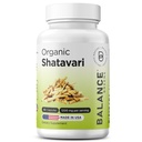 אורגני Shatavari 1200 מ"ג, 60 קפסולות - ויטמין תמיכה לקטציה, Hormonal Balance for Women, Asparagus Racemosus Rootmos