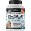 Magnesium Bisglycinate 100% Chelate No-Laxative Effect - מקסימום Absorption & Bioavailability, Fully Reacted & Buffered - אנרגיה בריאה שריר העצם ותמיכה משותפת - פרויקט Non-GMO מאומת - 90 ct ct.