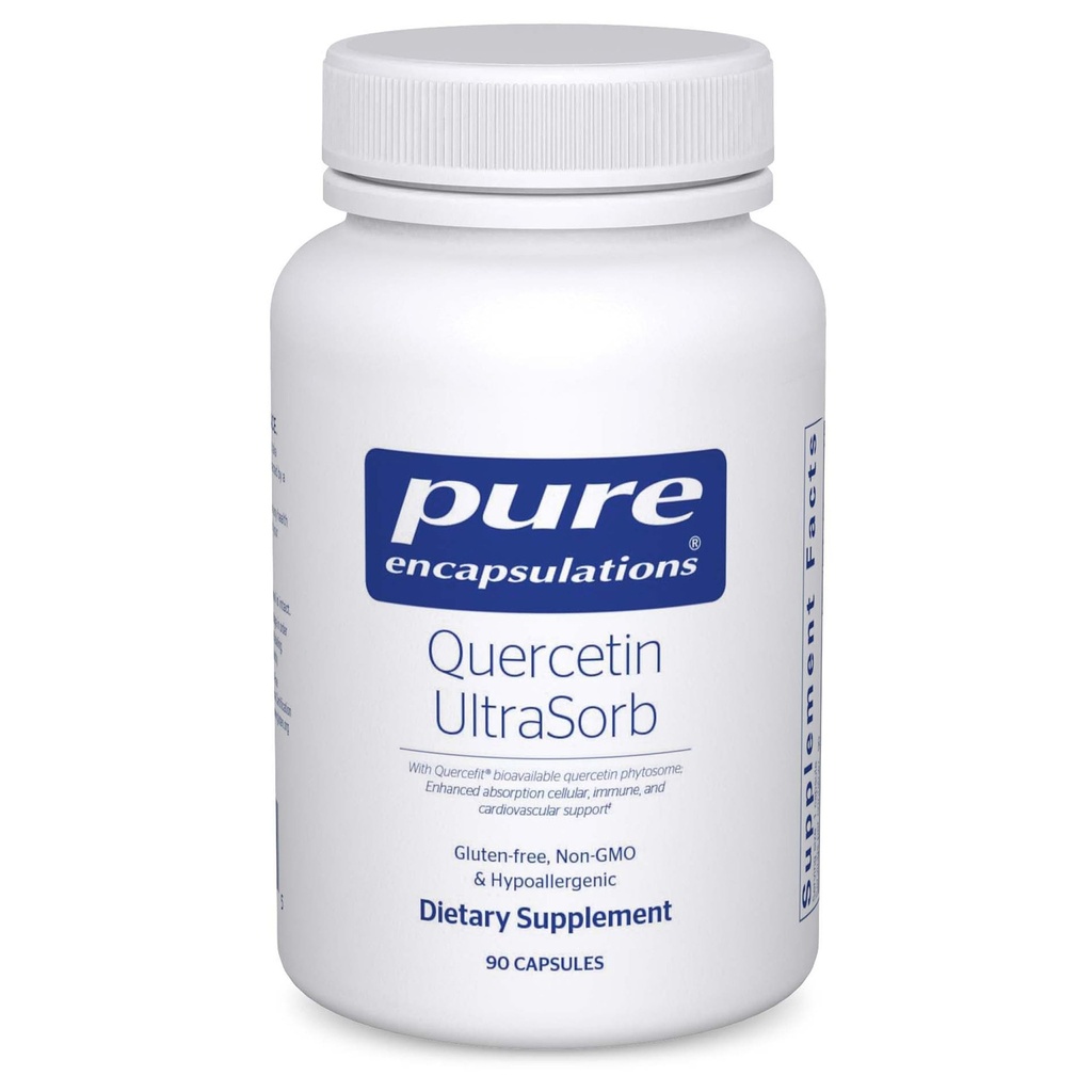 תכונות טהורות Quercetin UltraSorb | Enhanced-Absorption Cell, Immune ו- Cardiovascular Support