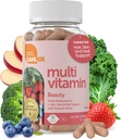 Zahler Multivitamin Beauty, Daily Multivitamin +Skin Hair and Nails תמיכה, עבור נשים וגברים עם ברזל, כשר מוסמך, 60 קפסולות