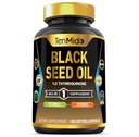 Black Seed Oil קפסולות תוספת - 4in1 פורמולה - בשילוב עם ויטמין C, ויטמין E - בריאות עיכול, תמיכה במזל - עשיר במזונות - 150 קפסולות Softgel