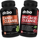 DR. BO Candi Uric Acidנקה תמיכה - Oregano & Kidney Herbal תוספי עבור נשים וגברים - תוספת כוח Uric Acid Flush Purge כמוסות ובקרת אוראלית