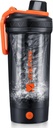 VOLTRX Electric Milk Shaker Bottle - חבילת Mixer USB בתשלום עבור שקד ומחליפים Meal, BPA-Free Tritan, 24oz