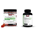 גורם כוח ProbioSlim Apple Cider Vinegarmies עם LactoSpore Probiotics, 120 Count & ProbioSlim Weight Loss Essentials Daily Digestive Health Probiotic, 120 קפסולות