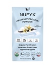 NUFYX® - אבקת חלבון שמימית ® אבקת ® ® - 100% אורגני צומחים בארה"ב - טבעונית - Gluten Free - Low Carb (Creamy Vanilla, Packet)