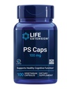 Life Extension PS Caps, phosphatidylserine, עבור ביצועים קוגניטיביים, Gluten-Free, non-GMO, Vegetarian, 100 קפסולות