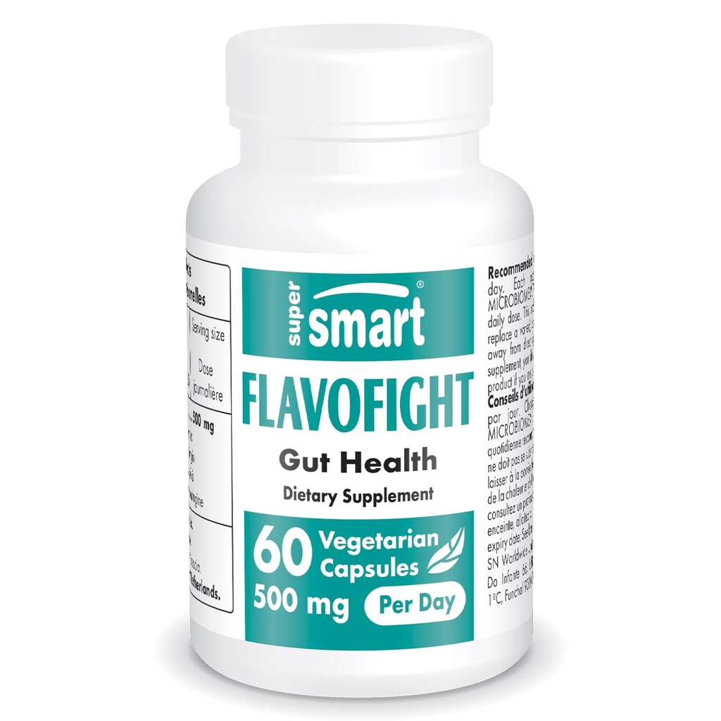 SuperSmart - FlavoFight 500 מ"ג ליום (pented & High Power) - Citrus Sinensis Extractensis Extractensis תוסף - Orange Flavonoids