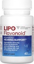 Lipo Flavonoid Advanced Hearing Support Daily Supplement - מסייע להפחית את הסיכון לשמיעה ומקדם שמיעה אופטימלית - 40 Caplets