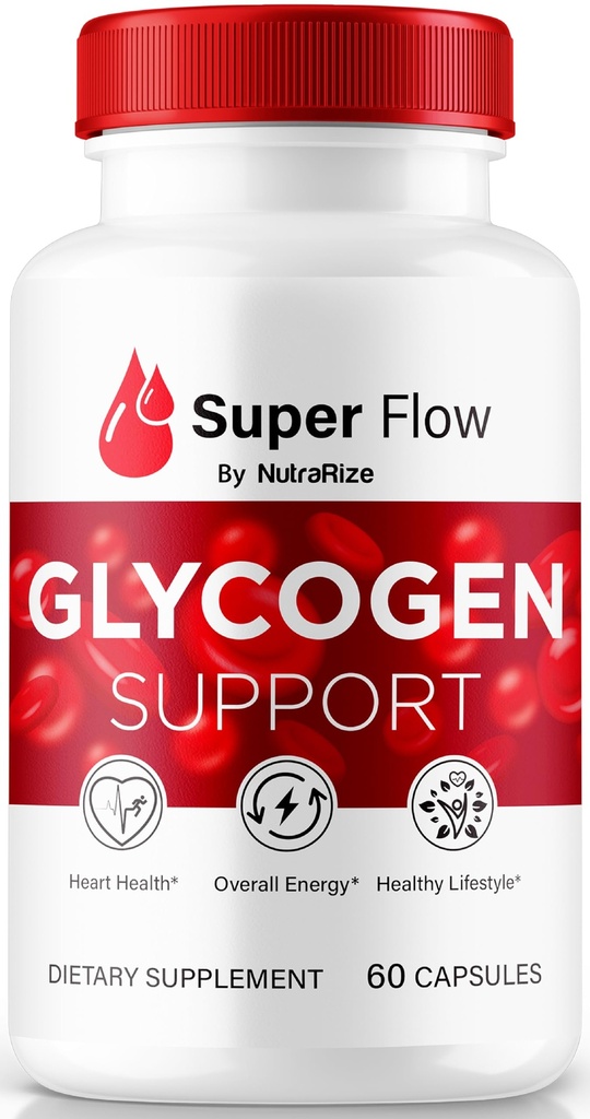 NutraRize Super Flow Glycogen, SuperFlow Glycogen תומך קפסולות, Super Flow Glyco Optimizer, SuperFlow Glyco Optimiser Caps, Super Flow Detox ניקויse, Super Flow Glycol (60 קפסולות)