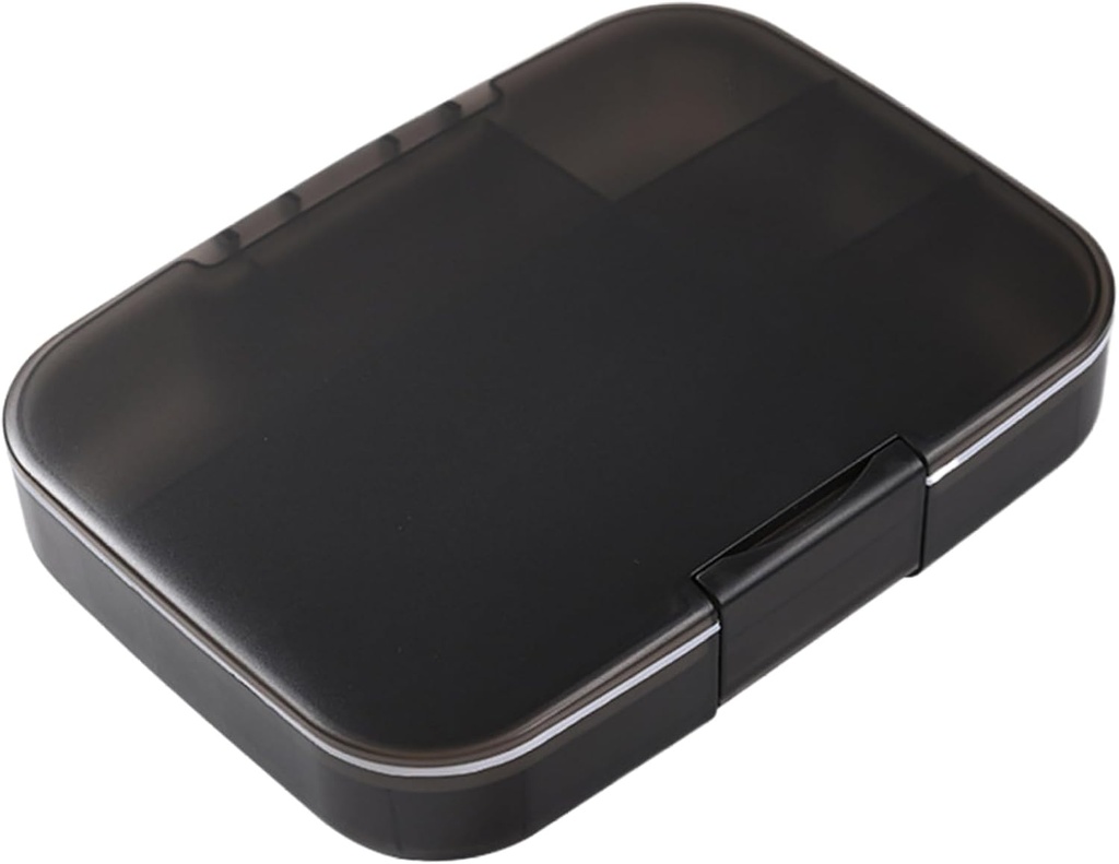 מארגנת גלולת גלולות גדולה 9 השוואתיות Pill Case Moistureהוכחה גלולות Box with Removable Partition Tablet Portable Box for Fish Oil, ויטמינים תוספי Tool