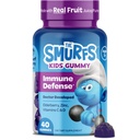 Smurfs Kids Immune Support Gummies | Black Elderberry ויטמין C ו- Zinc Kids Immunity Gummies