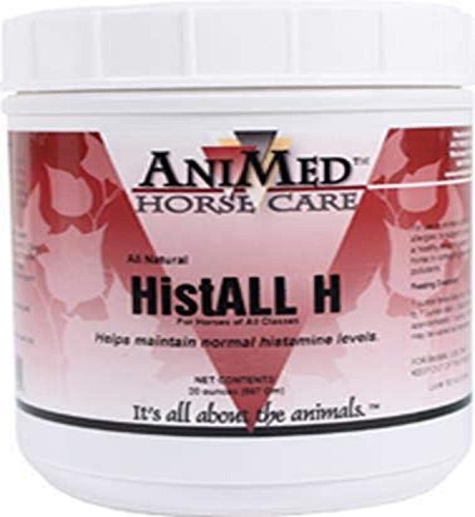 AniMed Histall-H כדי לתמוך בבריאות הנשימה בסוסים, 20 אוונס.