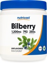 אבקת Bilberry 250 גרמות - Gluten Free and non-GMO