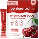 Venture Pal Sugar Free Electrolyte אבקת Packets - נוזל יומי הרביעי לשתות לערבב עבור הידרה מהירה & Party Recovery | 5 ויטמינים ו 7 אלקטרוליטים