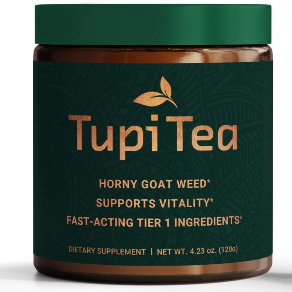 הורנסי Goat Weed אבקה, תוספת w / Maca Root, Tribulus Terrestris לחלץ, Muira Puama כדי Boost אנרגיה, בריאות ו Nitric Oxide תמיכה עבור גברים ונשים. יום מוגבל של החודש