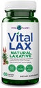 Vital Planet - Vital Laxative Cleanse תוסף עבור Occasional Constipation, עם Magnesium hydroxide, Slippery Elm, Aloe, ו Triphala כדי לתמוך בקוצר רוח 60 קפסולות