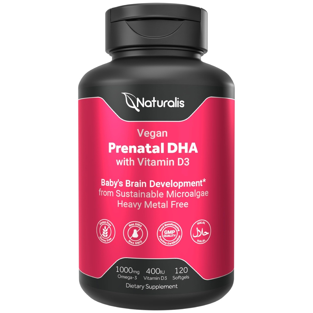 Naturalis Vegan Prenatal with Full Specrum אומגה 3