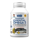 ANDREW LESSMAN מקסימום אומגה 3 כתום - 30 Softgels - Ultra-Pure, High Potency אומגה 3 שמנים. DHA גבוה, No Stomach Upset, No Contaminants, No Mercury. קל ל-Swallow Softgels